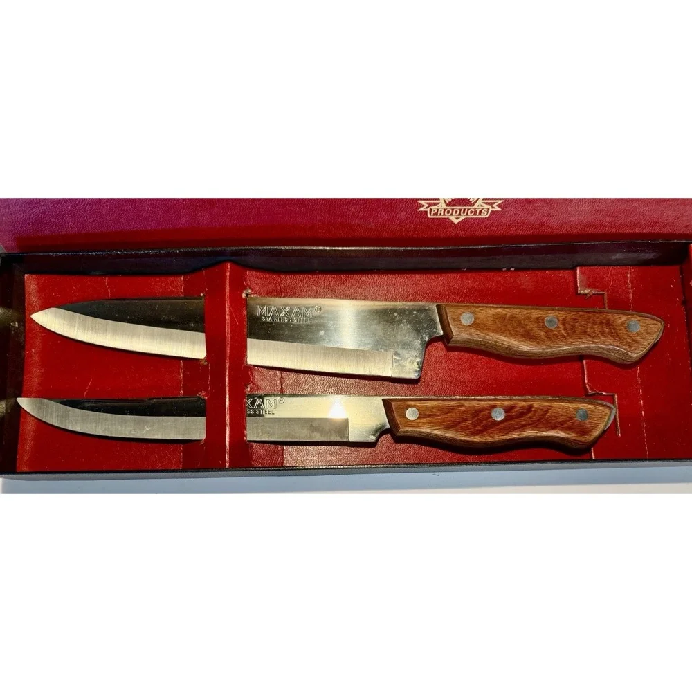 MAXAM PRECISION CARVING KNIFE HOLLOW GROUND FINE STAINLESS STEEL 9